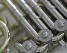 French Horn French Horn clos up
